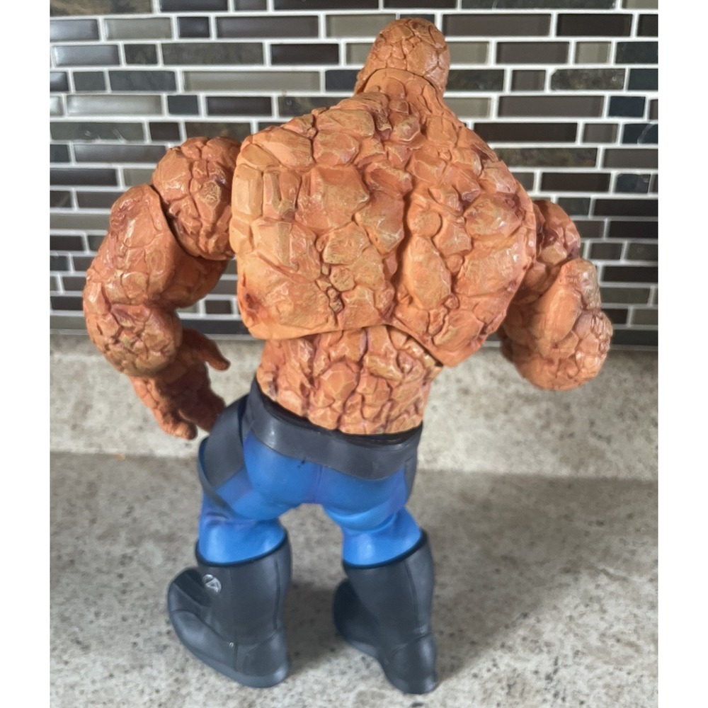 The Thing Ben Grimm Fantastic Four 12 Inch Action Figure Pvc Marvel 2005 Toy - Picture 4 of 6